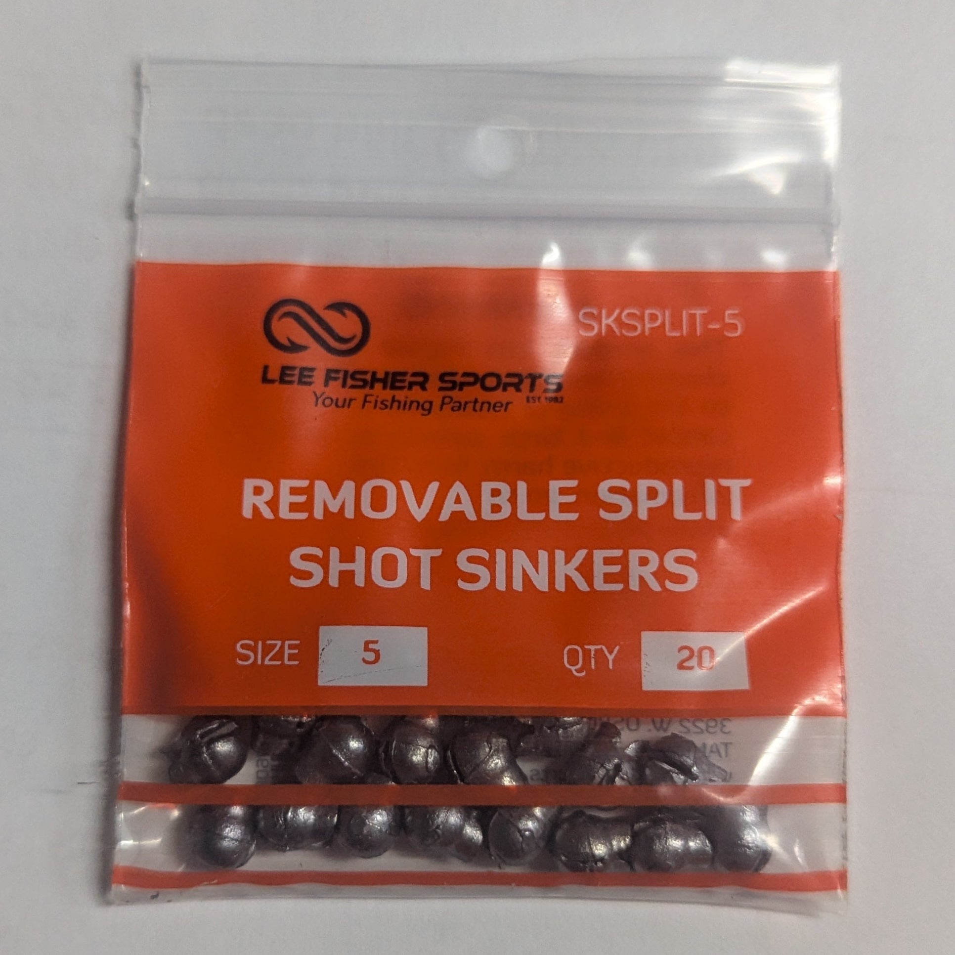 Lee Removable Split Shots Sinkers