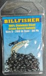 Billfisher Stainless Barrel Swivels