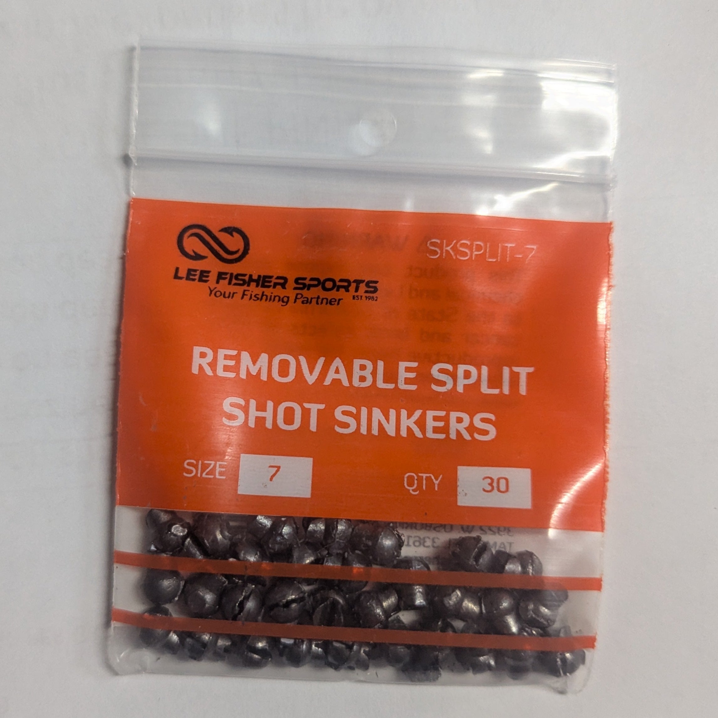 Lee Removable Split Shots Sinkers