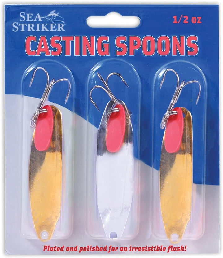 Sea Striker 3PK Casting Spoon with Teaser Tab