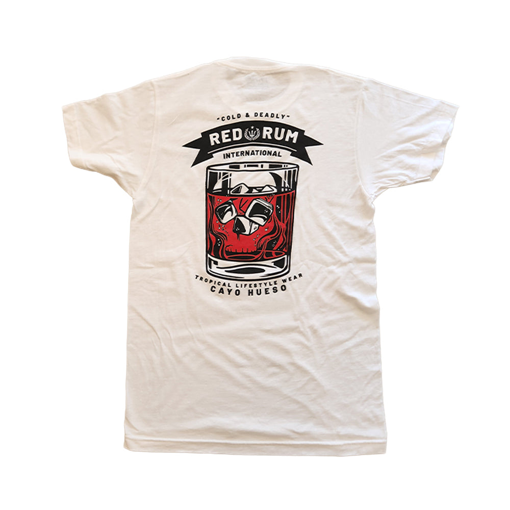 Red Rum Cold & Deadly T-Shirt White