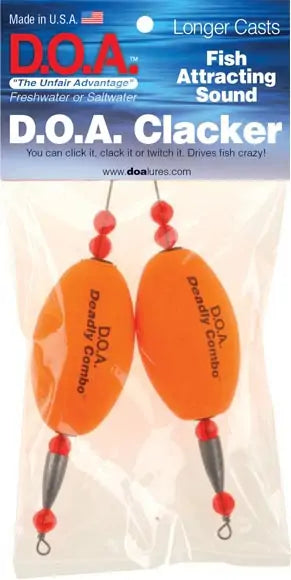 D.O.A. Clacker Oval 2pk
