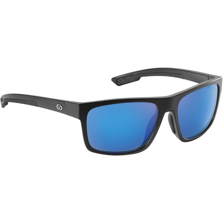 Flying Fisherman Sunglasses Offline Matte Black/Blue Mirror