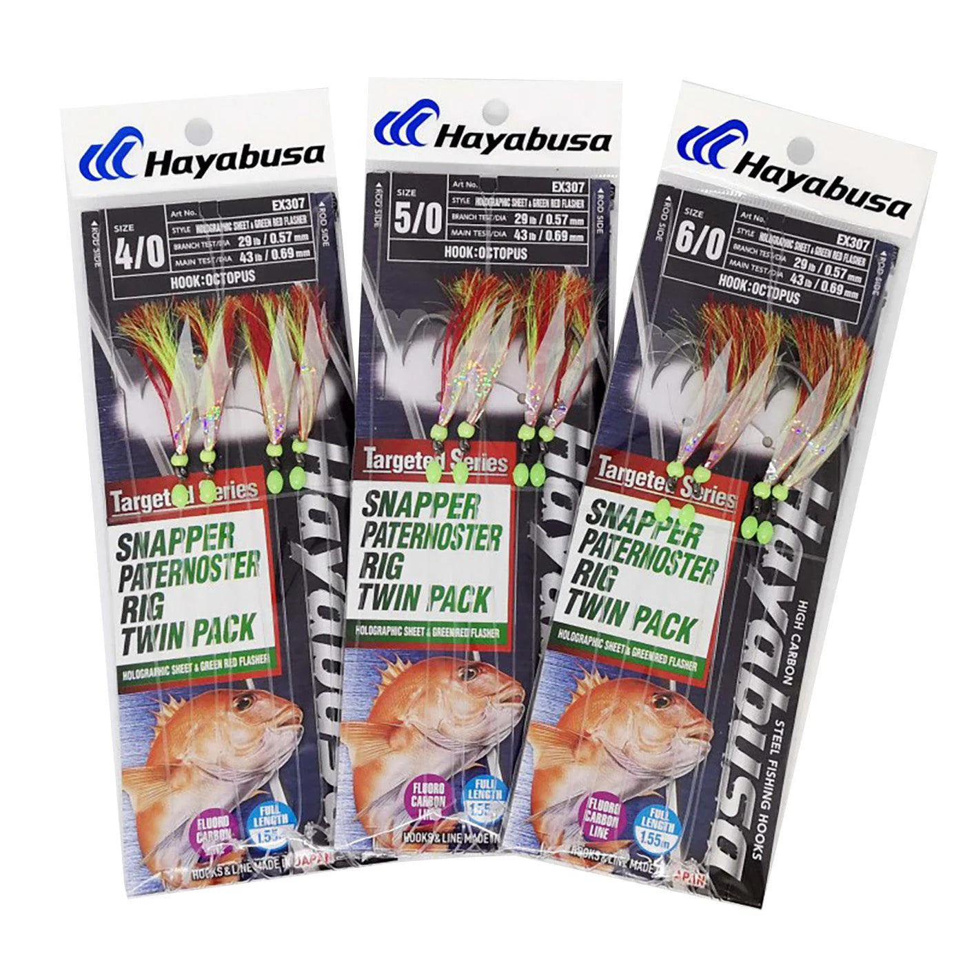 Hayabusa Snapper Paternoster Rig Twin Pack