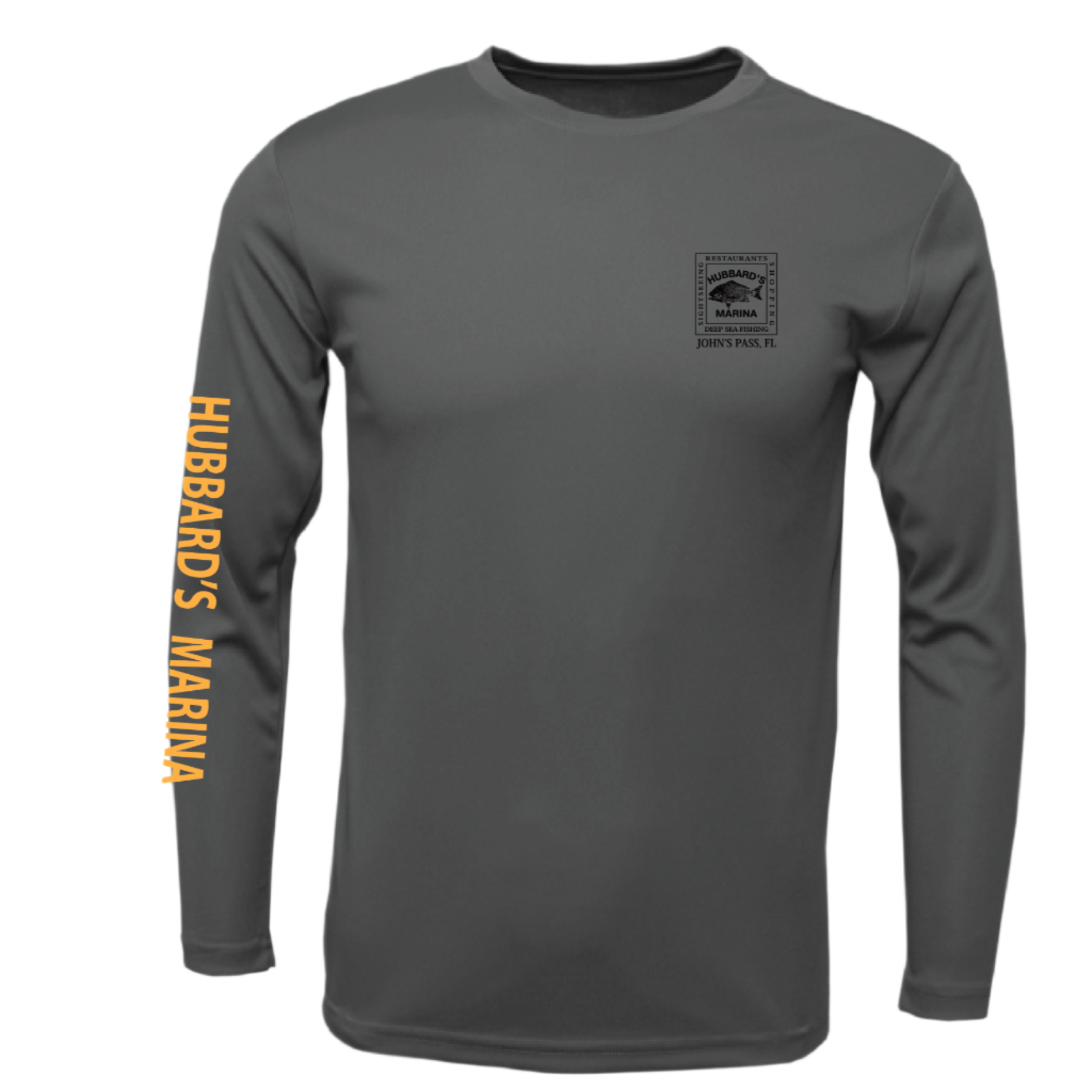 Shark Shirt Steel Grey Long Sleeve Performance
