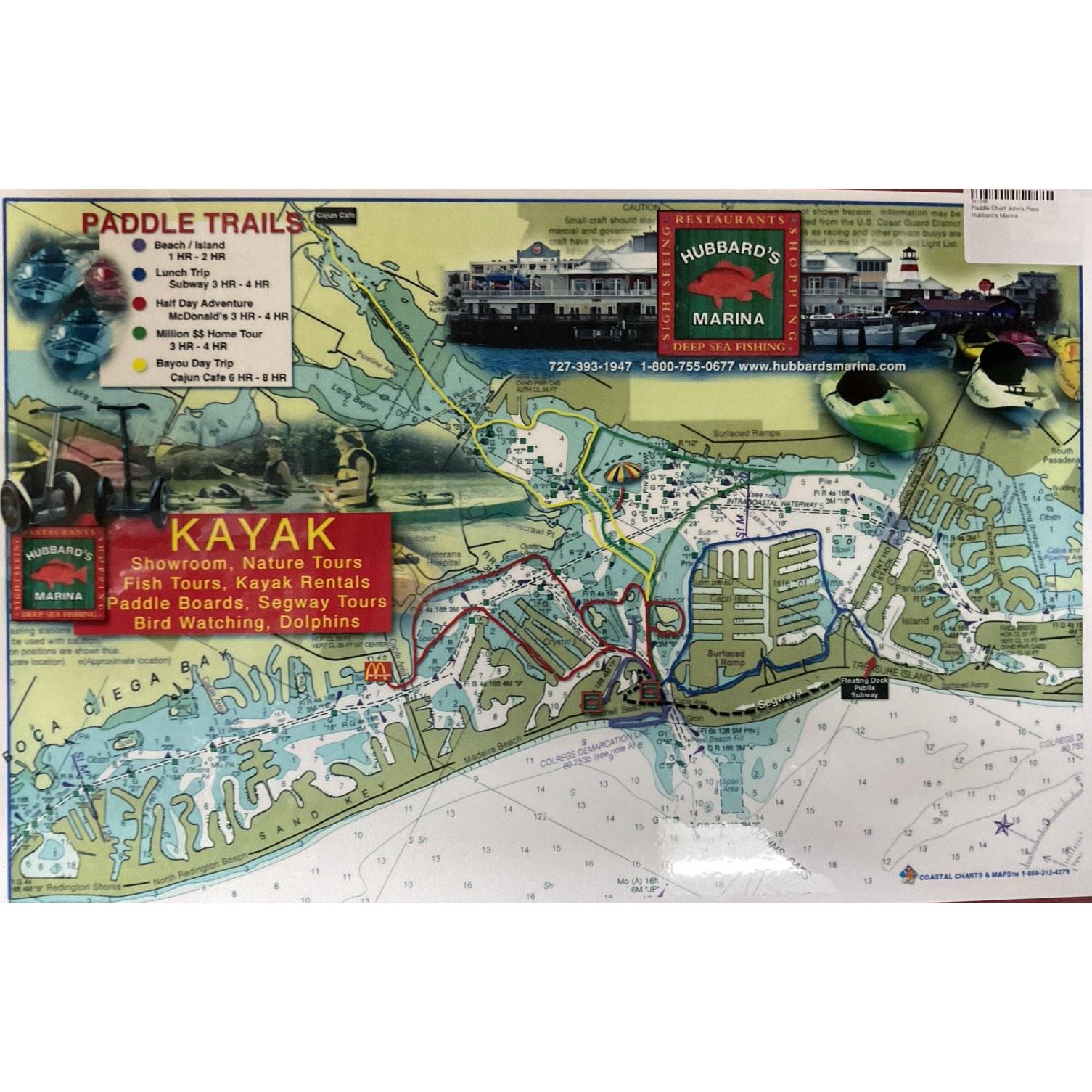 Paddle Chart John's Pass
