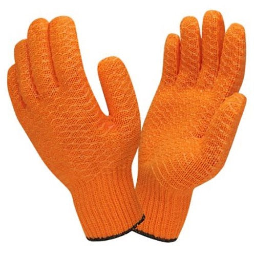 Calcutta Men's Orange String-Knit Gloves