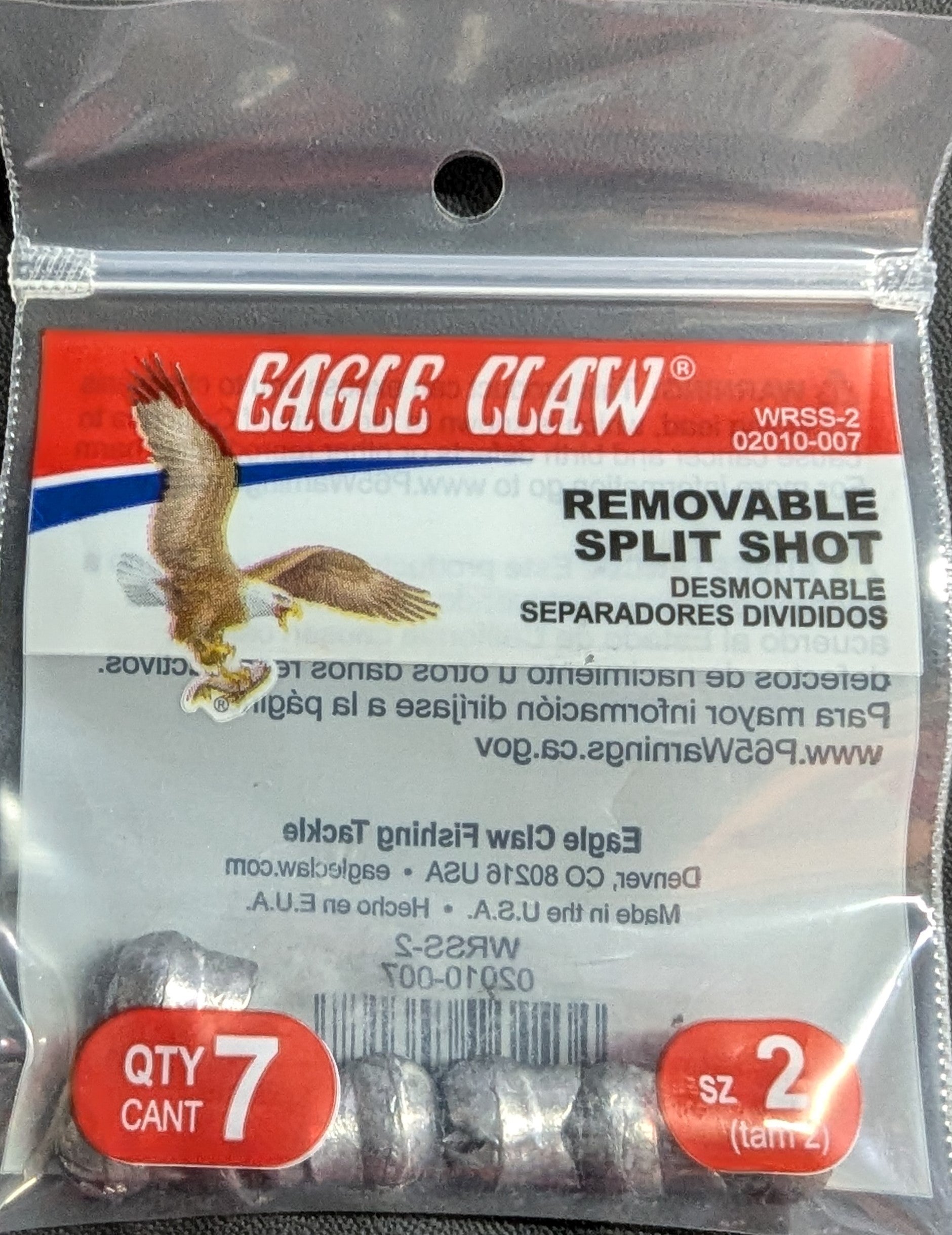Eagle Claw Split Shots