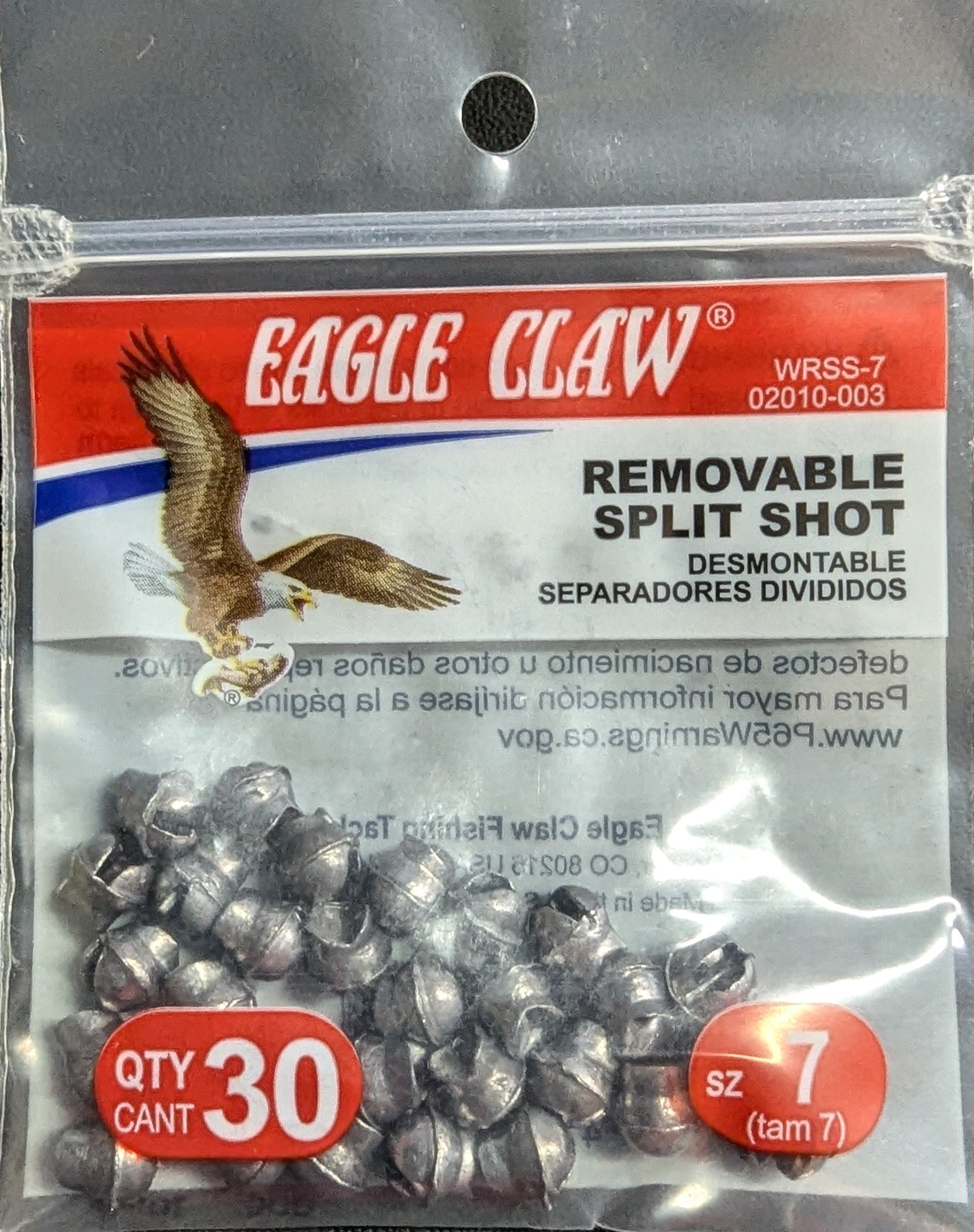 Eagle Claw Split Shots