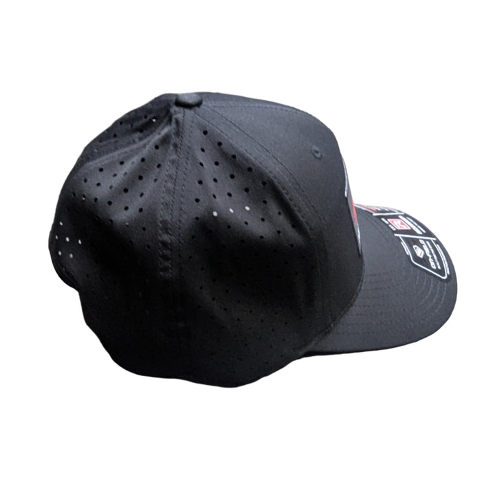 Salinity Red Snapper Hat Black Flex Fit