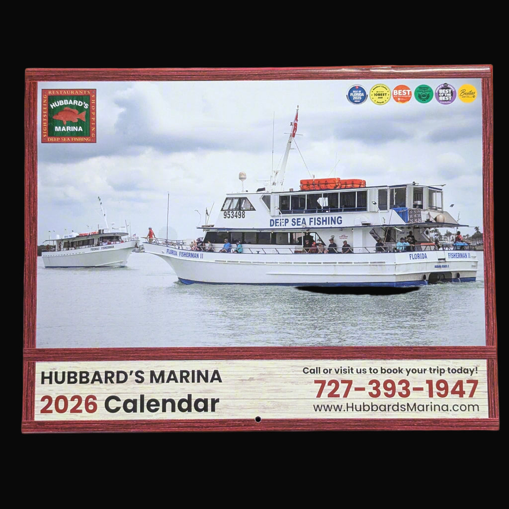 Hubbard's Marina 2026 Calendar