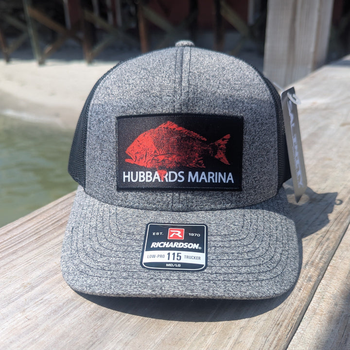 Salinity Red Snapper Hat Black Heather
