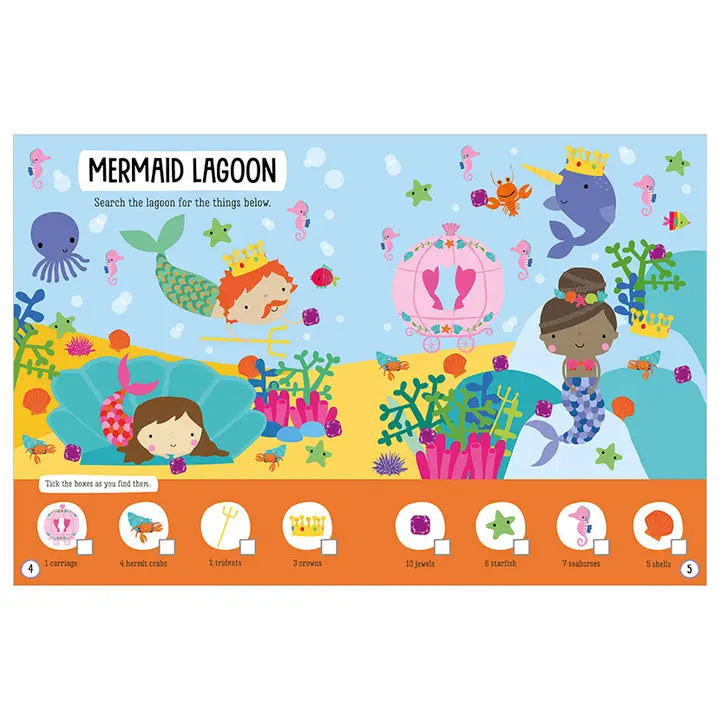 Mermaids Activity Bk-Felt Stickers Book