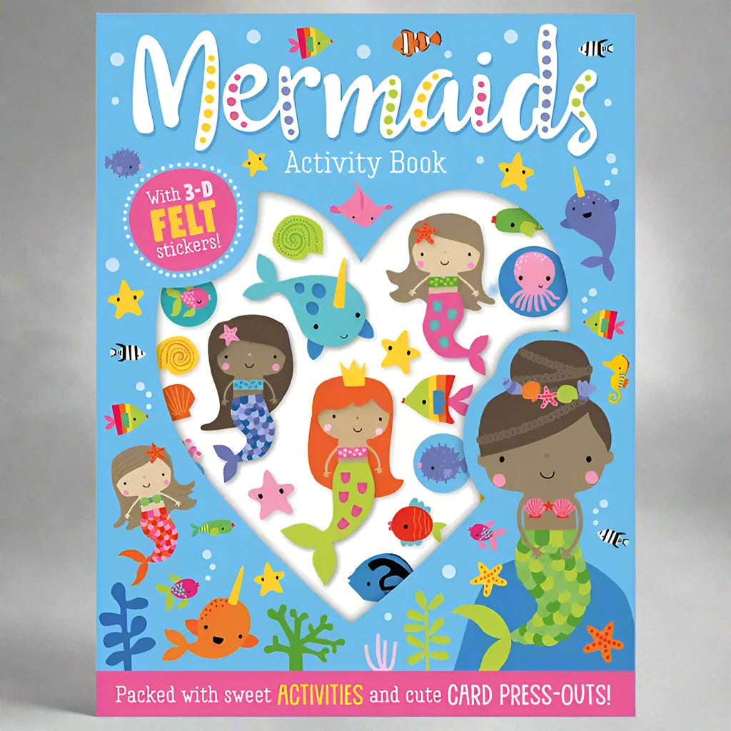 Mermaids Activity Bk-Felt Stickers Book