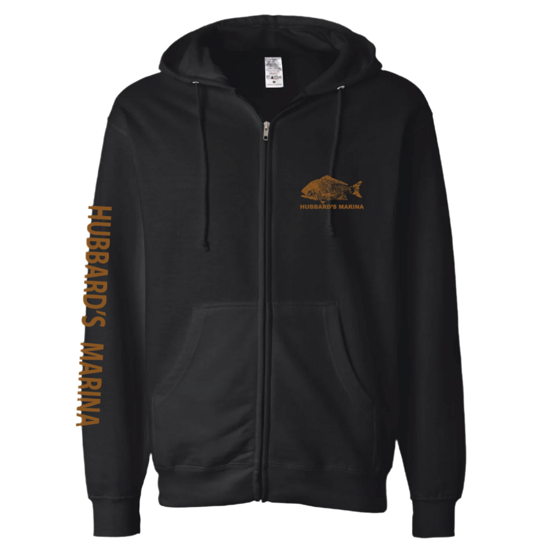 Hubbard's Black Zipper Hoodie