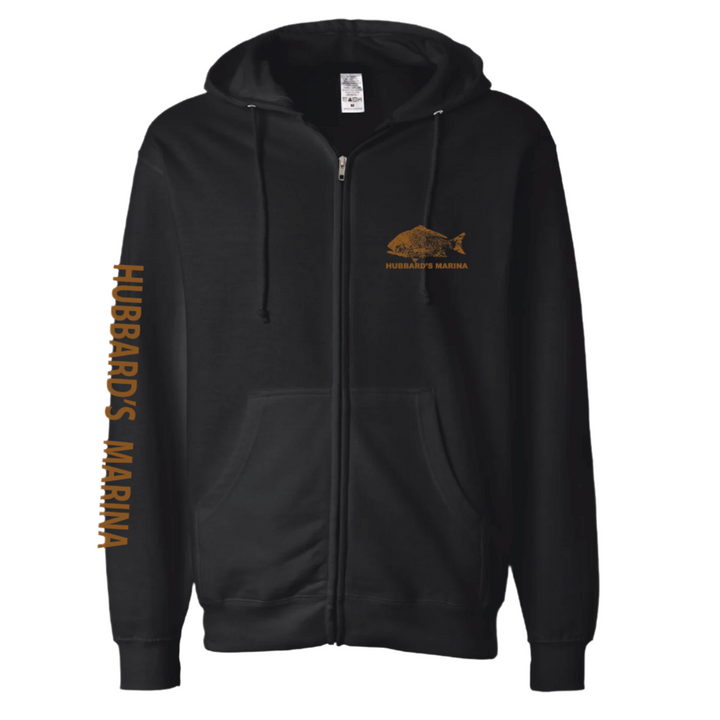 Hubbard's Black Zipper Hoodie