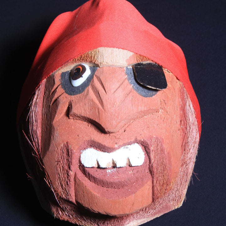 Coconut Pirate Head
