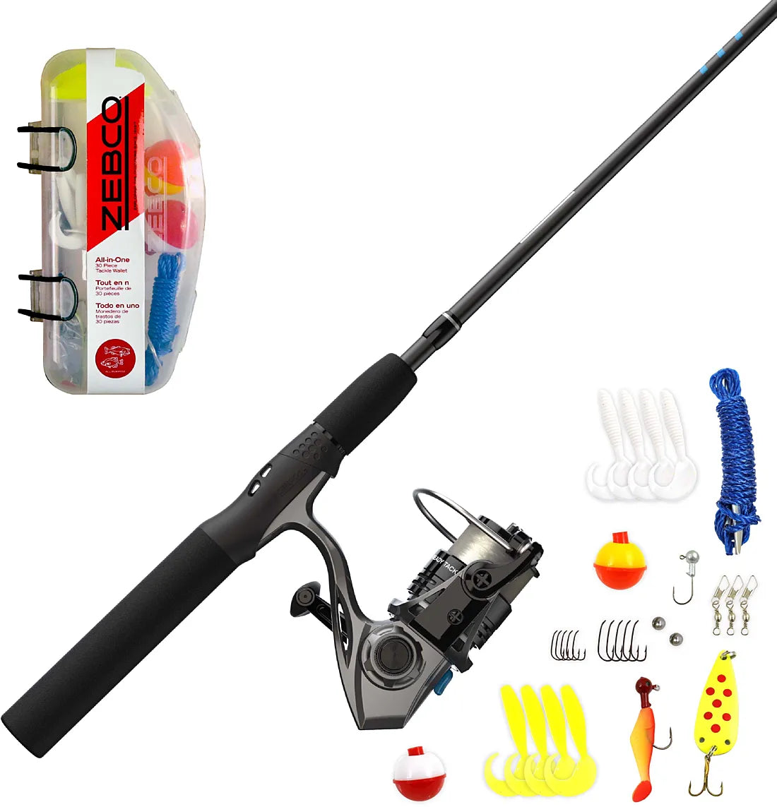 Zebco Ready Tackle Spinning Combo Rod